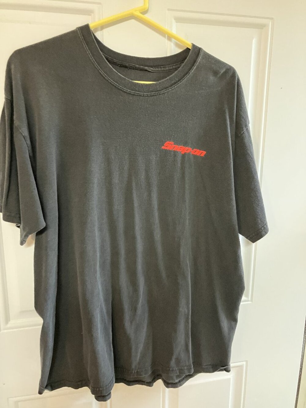Men's Black Snap-on T-Shirt